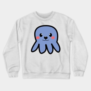 pulpo foca kawaii uwu Crewneck Sweatshirt